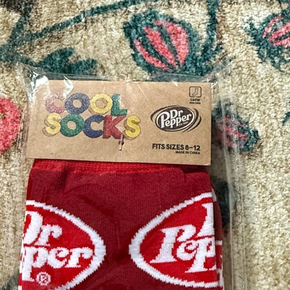 Red Casual Socks for Men